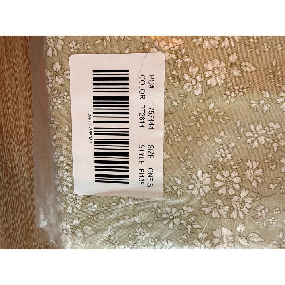 J.Crew Liberty London King Sheet Set Capel Floral Cotton NWT Limited Sage Green - Picture 6 of 6